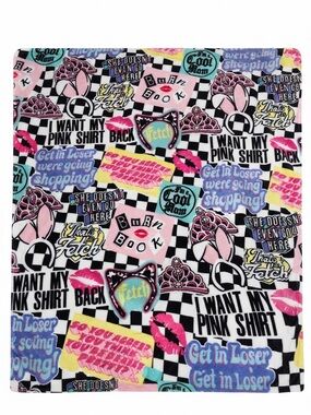Mean girls plush throw blanket